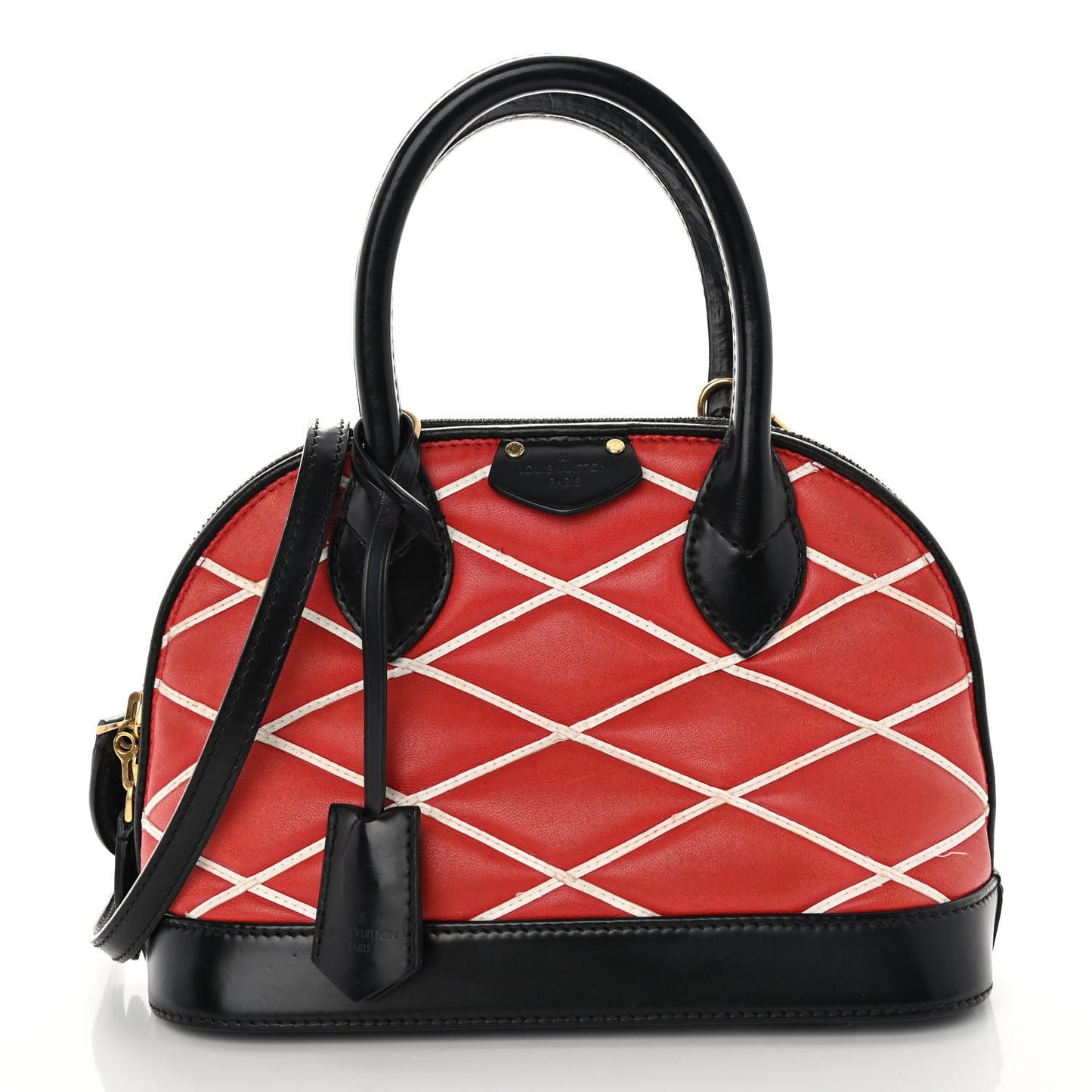 Lambskin Malletage Alma BB Rouge