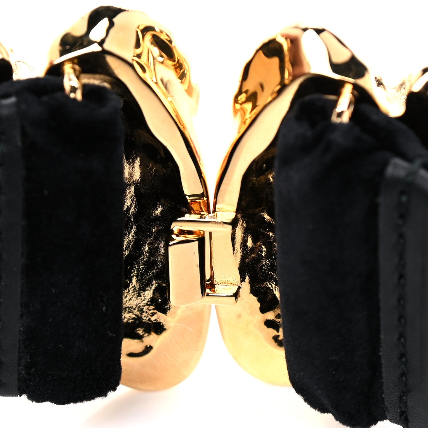 Velvet Crystal Strawberry Belt 90 36 Black Multicolor