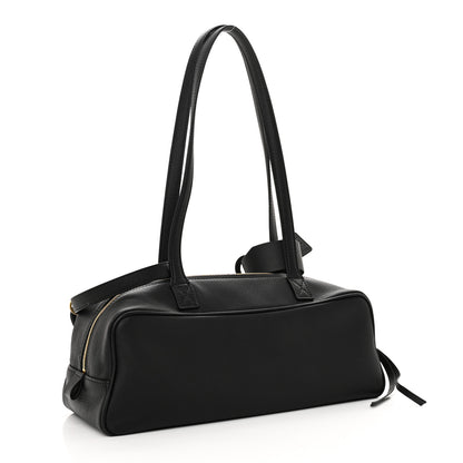 Balenciaga Grained Calfskin Small Carrie Bowling Bag Black 3 of 9