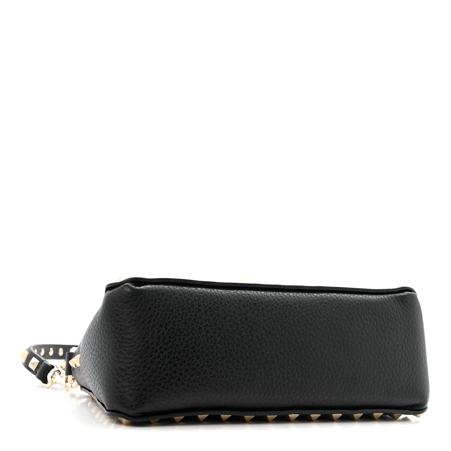 Valentino Garavani Grained Calfskin Small Rockstud All Over Crossbody Bag Black 4 of 9