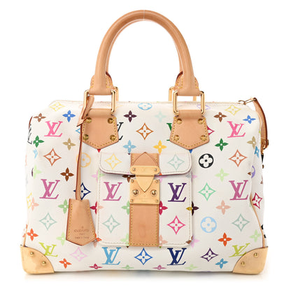 Louis Vuitton Monogram Multicolor Speedy 30 White 1 of 8