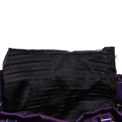 Prada Tessuto Nylon Pietre Jeweled Tote Anemone 5 of 9