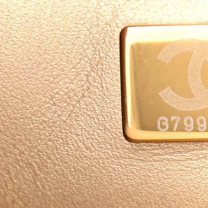 Chanel Lambskin Quilted Small CC Crystal Logo Chain Flap White 7 of 11