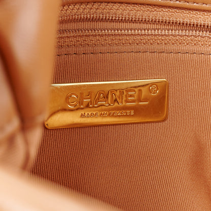 Chanel Lambskin Quilted Medium Chanel 19 Flap Brown 6 of 10