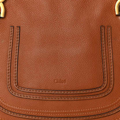 Chloe Calfskin Medium Marcie Satchel Tan 8 of 12
