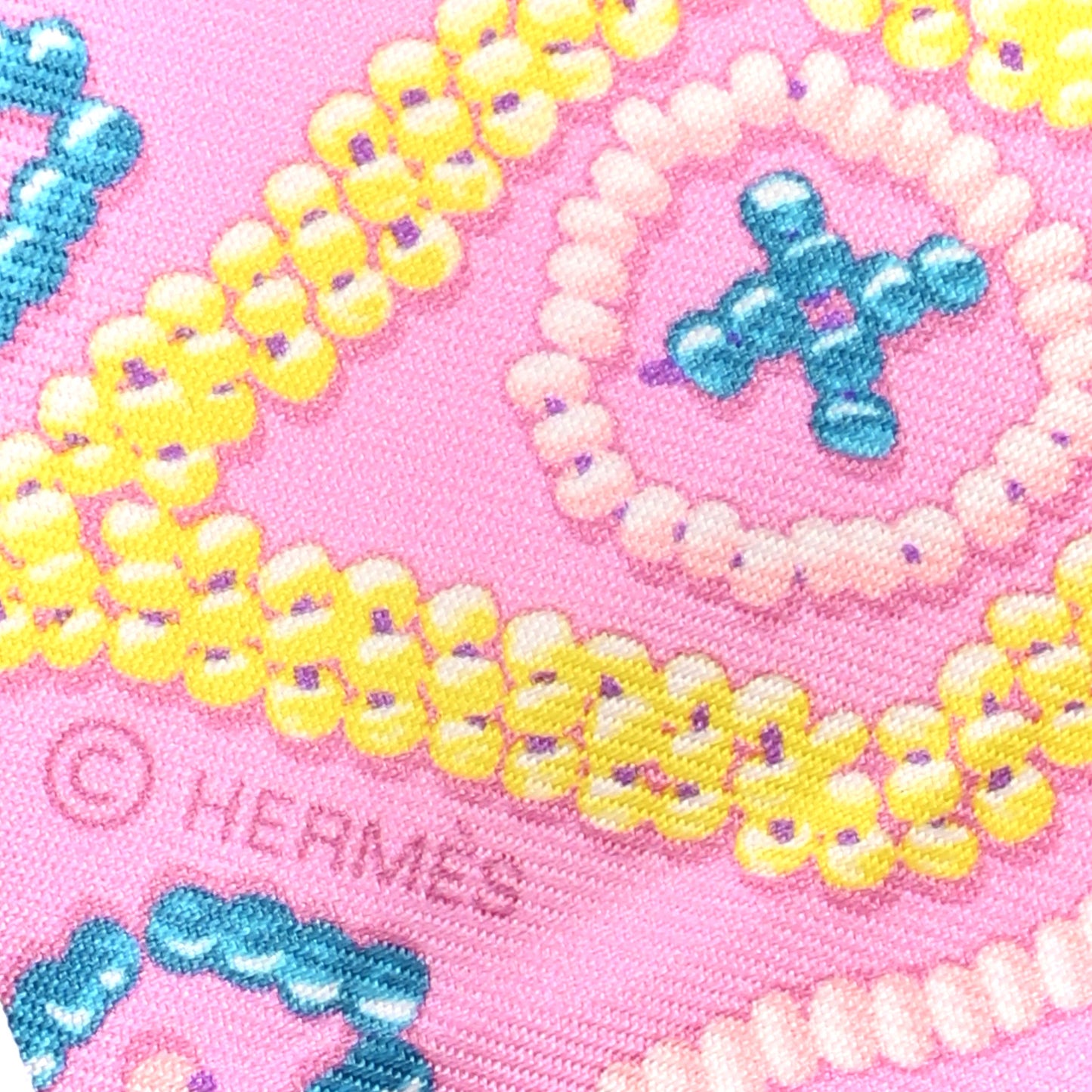 Silk Kelly En Perles Twilly Rose Bonbon Canard