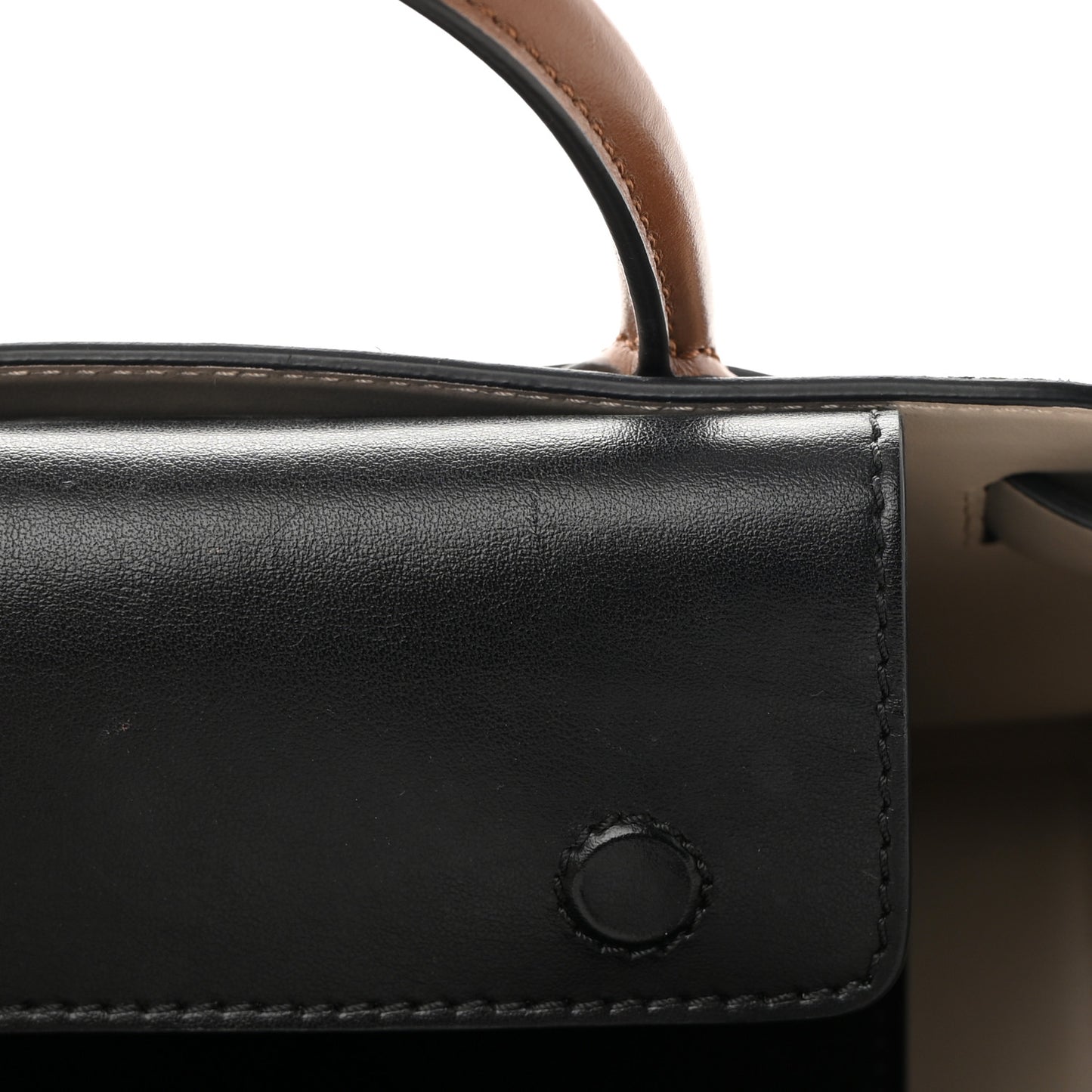 Calfskin Vintage Check Triple Stud Mini Belt Bag Archive Beige