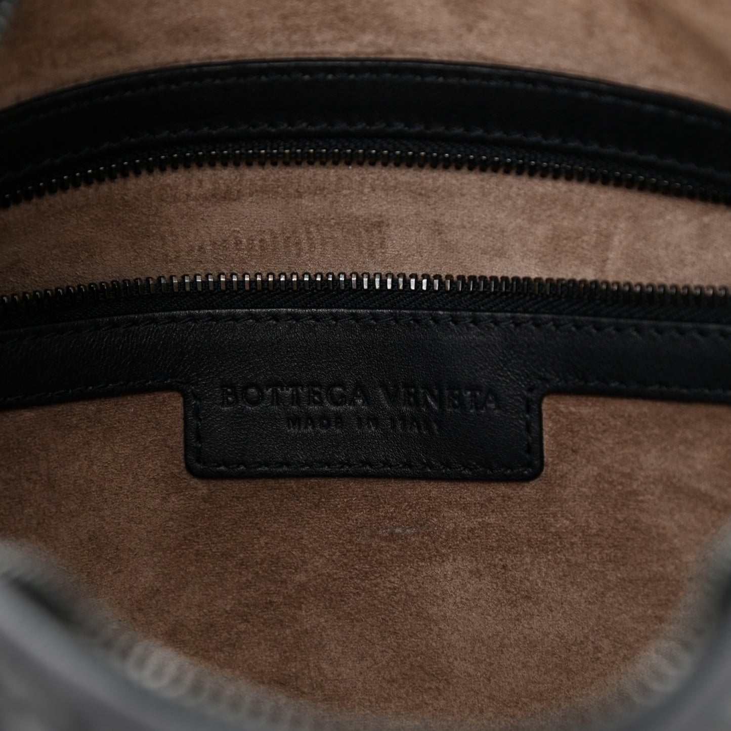 Nappa Intrecciato Large Veneta Hobo Black