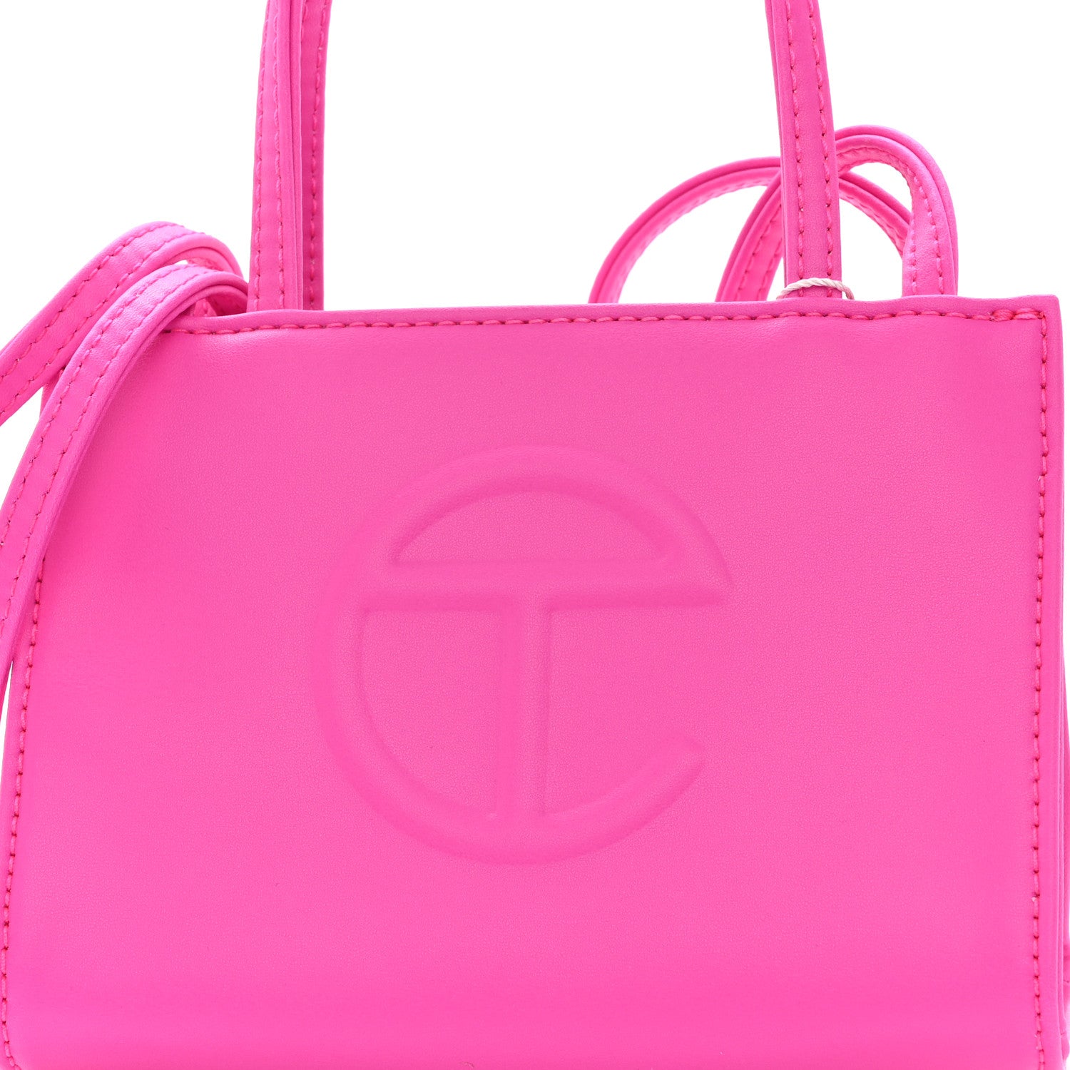 Telfar Vegan Leather Small Shopping Bag Azalea 7 of 9