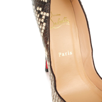 Christian Louboutin Python Pigalle 120 Pumps 38 Roccia 10 of 11