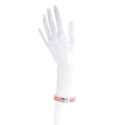 Hermes Enamel Narrow Clic Clac H Bracelet GM Rose Saumon 2 of 5