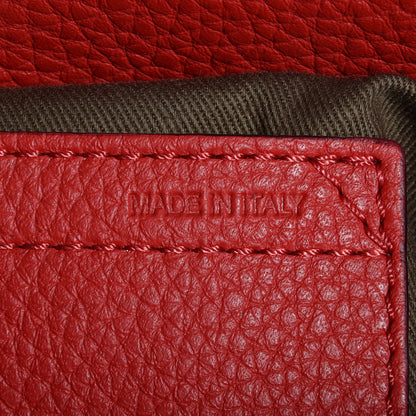 Chloe Grained Calfskin Medium Marcie Saddle Bag Paprika Red 7 of 10