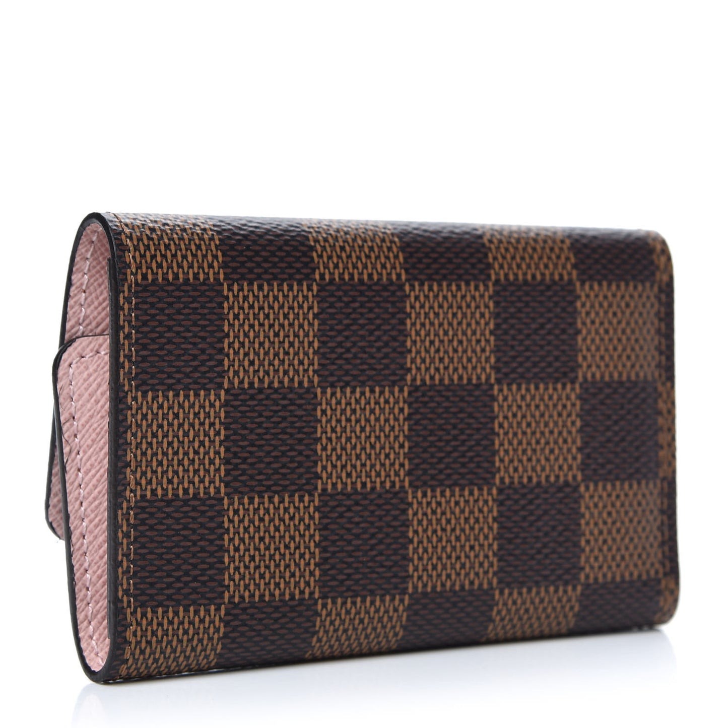 Damier Ebene Multicles 6 Key Holder Rose Ballerine