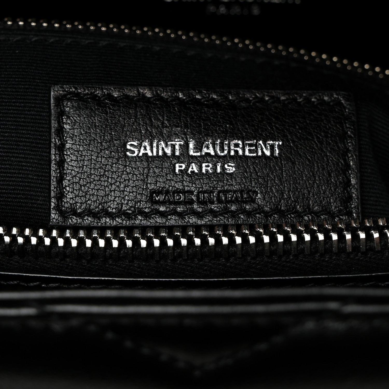 Saint Laurent Calfskin Y Quilted Monogram Medium Loulou Chain Satchel Black 7 of 11