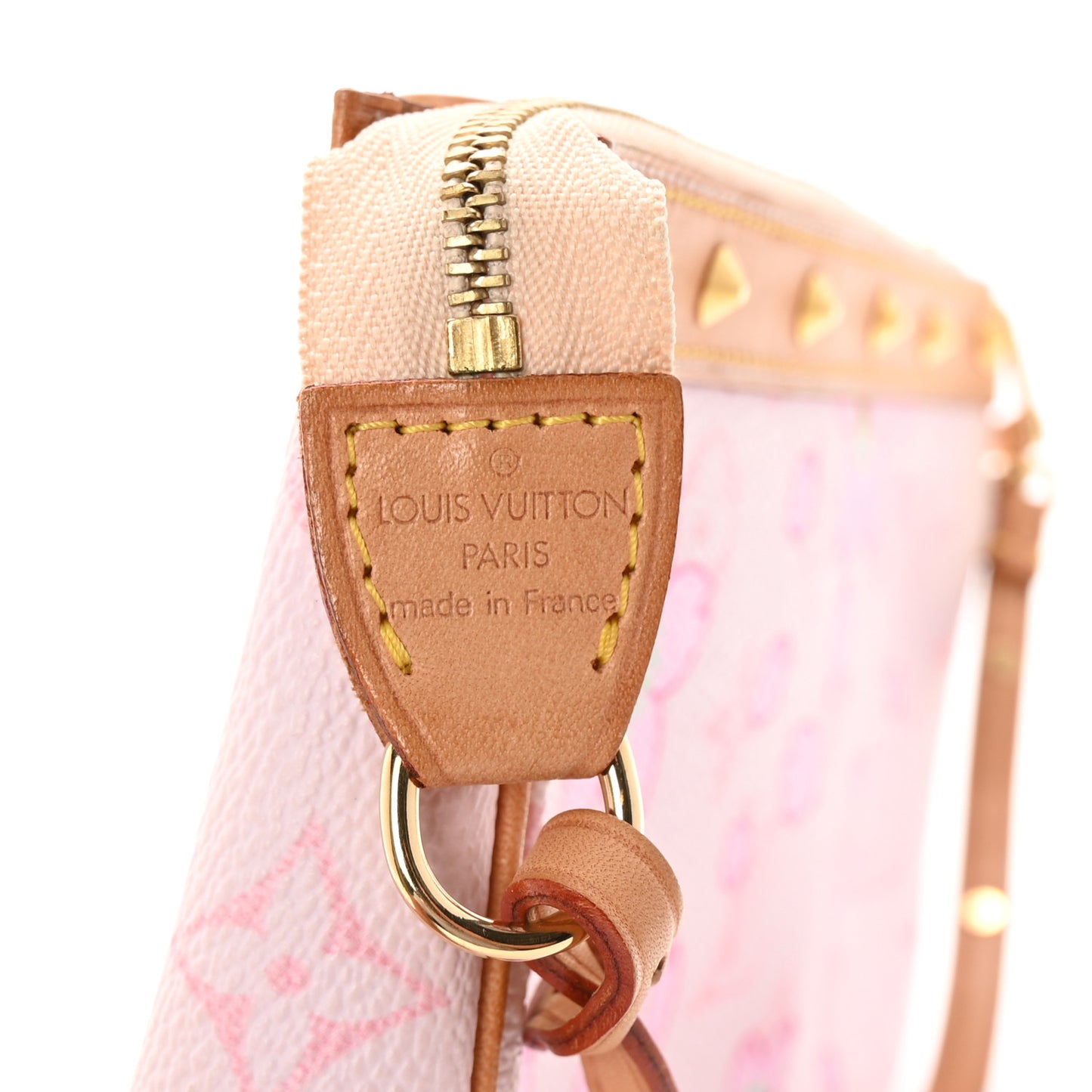 Monogram Cherry Blossom Pochette Accessories Pink