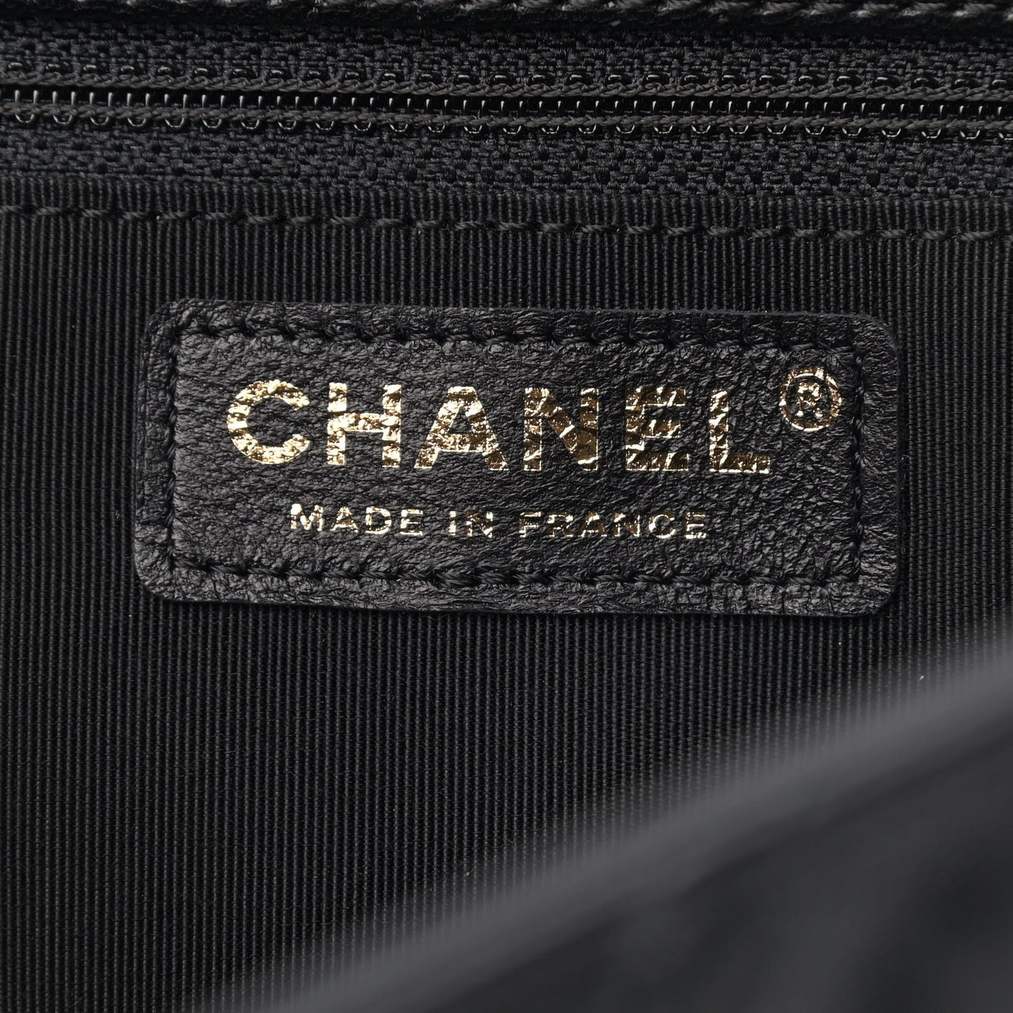 Lambskin Quilted Pearl Studded Flap Black