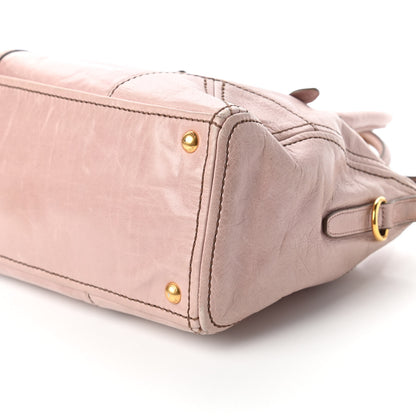 Prada Vitello Shine Shopping Satchel Pesco 7 of 10