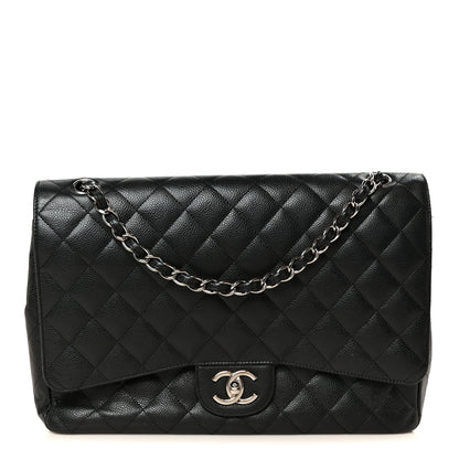 Chanel Caviar Quilted Maxi Double Flap Black 1 of 11