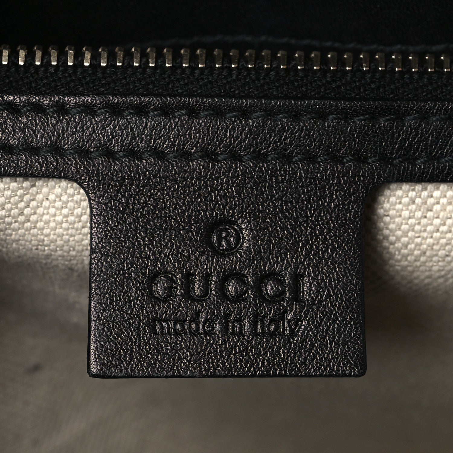 Gucci Guccissima Large Emily Chain Shoulder Bag Black 6 of 9