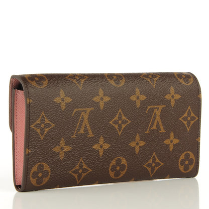 Louis Vuitton Monogram Emilie Wallet Rose Ballerine 3 of 7