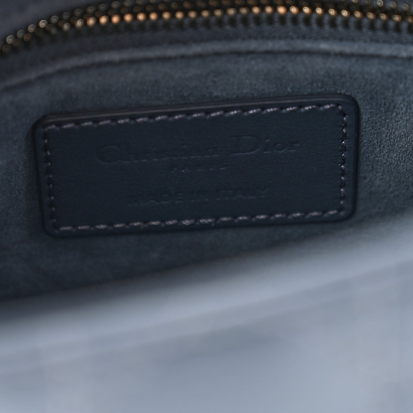 Ultra Matte Calfskin Cannage Small My ABCDior Lady Dior Dark Denim Blue