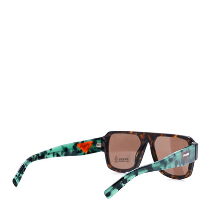 Prada Acetate Symbole Sunglasses SPR 22Y Tortoise Green 4 of 7