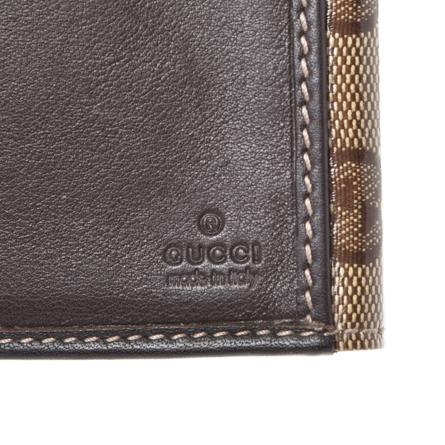 Crystal Monogram Hysteria Continental Wallet Brown
