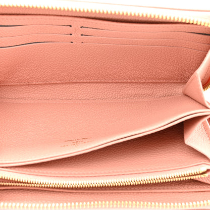 Louis Vuitton Empreinte Monogram Giant Zippy Wallet Rose Trianon Creme 5 of 9