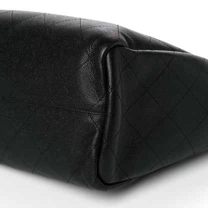 Chanel Caviar Stitched Large Shopping Tote Black 10 of 14