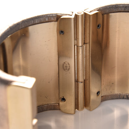 Chanel Metallic Lambskin CC Cuff Gold 4 of 4