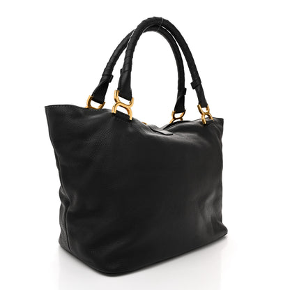 Chloe Calfskin Large New Marcie Tote Black 3 of 13