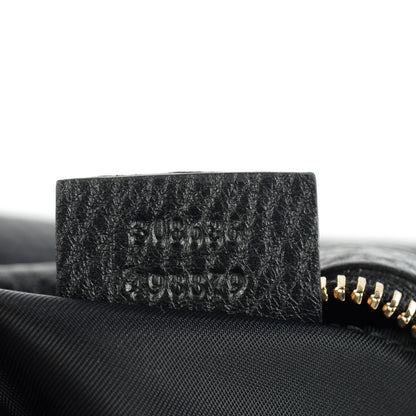 Gucci Pebbled Calfskin Soho Medium Cosmetic Case Black 7 of 7