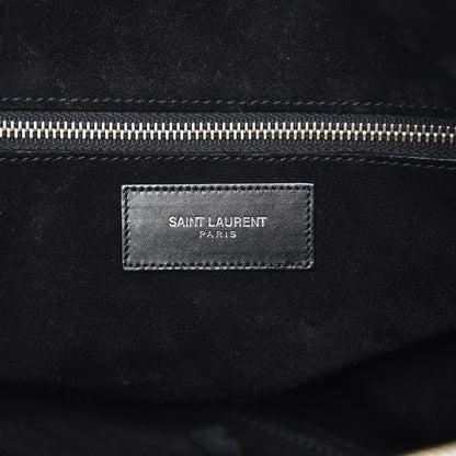 Saint Laurent Calfskin Studded Classic Duffle 6 Black 6 of 9