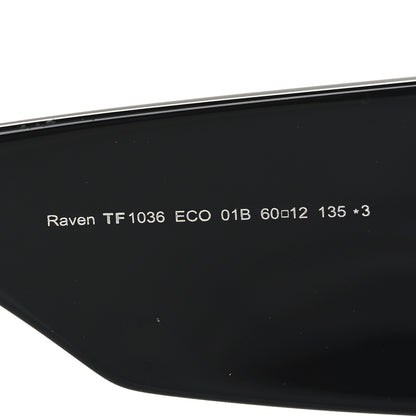 Tom Ford Raven Square Sunglasses TF1036 Black 6 of 7