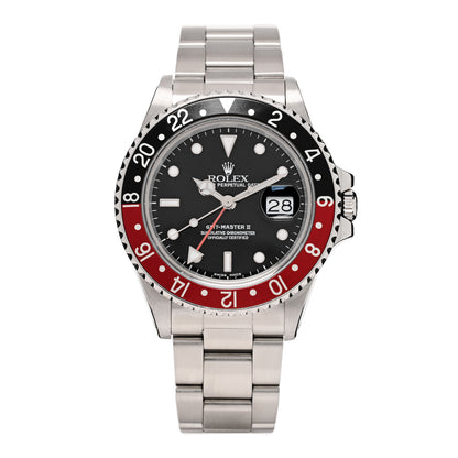 Rolex Stainless Steel 40mm Oyster Perpetual Date GMT Master II Coke Watch 16760 1 of 4