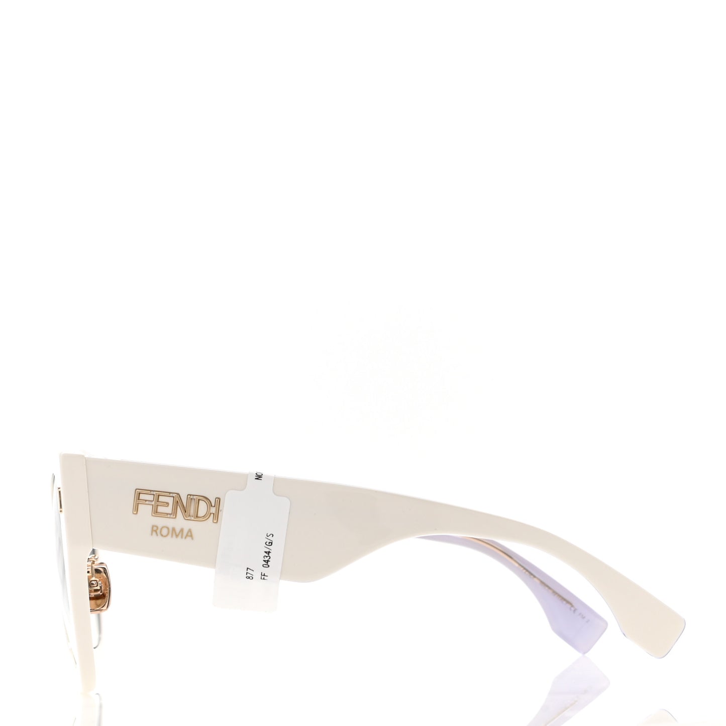 Acetate FF Sunglasses FF 0434/G/S White Gold