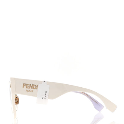 Fendi Acetate FF Sunglasses FF 0434/G/S White Gold 3 of 7