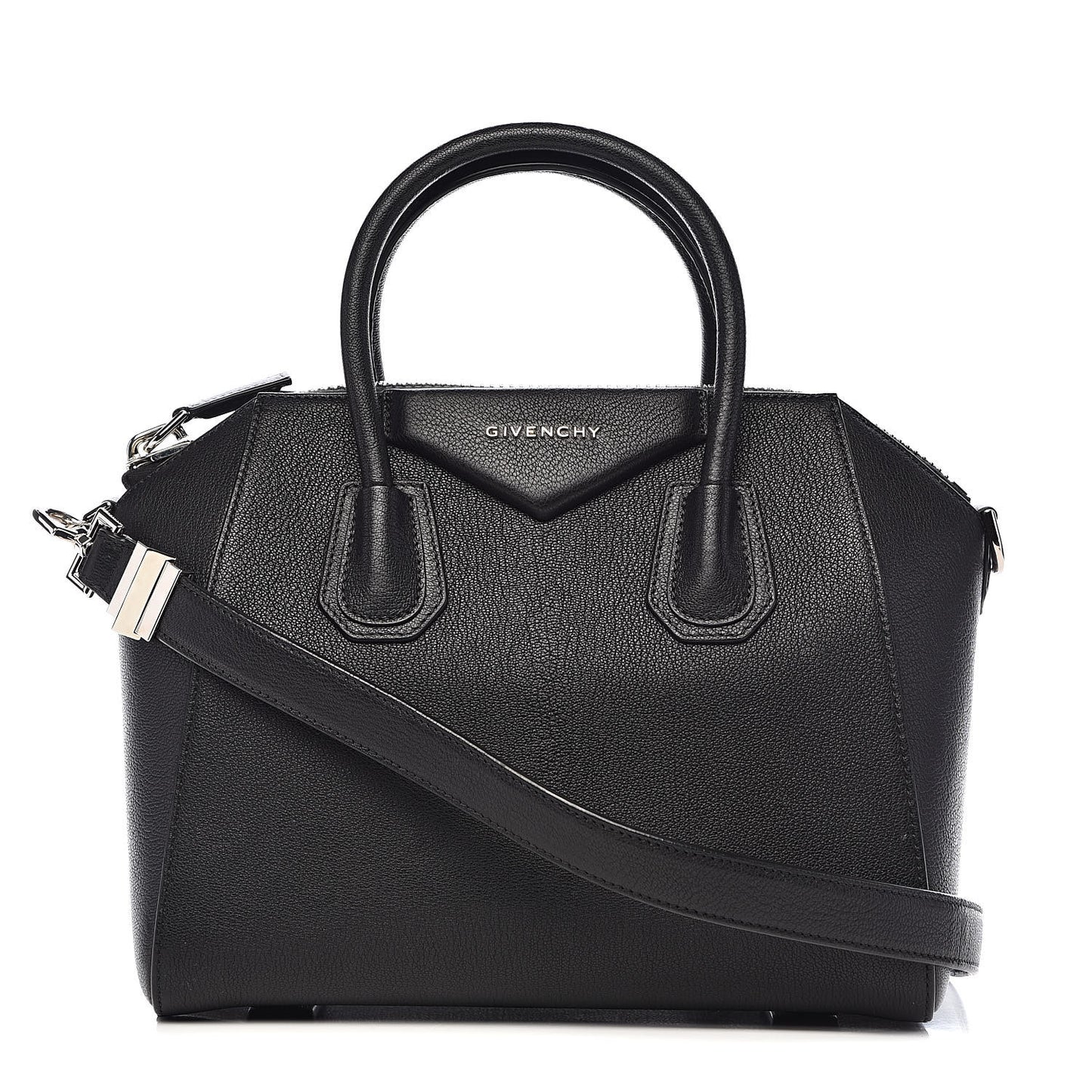 Sugar Goatskin Small Antigona Black