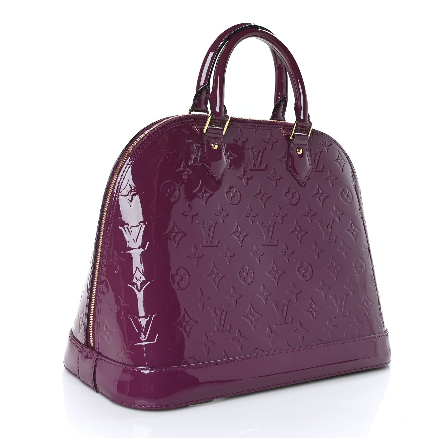 Louis Vuitton Vernis Alma MM Amethyste 3 of 8