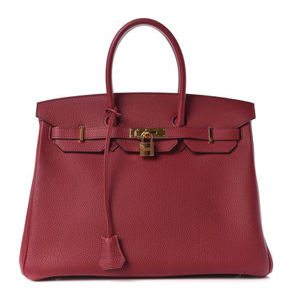 Hermes Togo Birkin 35 Rouge Grenat 1 of 34