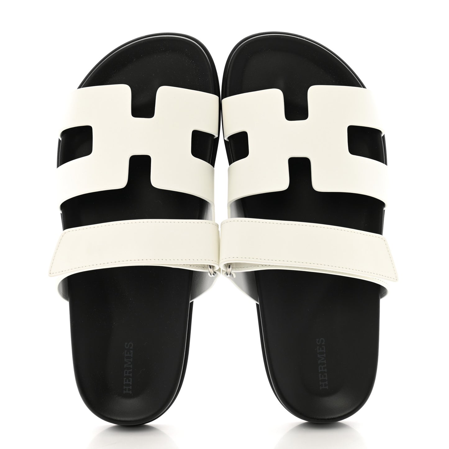 Calfskin Womens Chypre Sandals 40 White