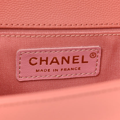 Chanel Caviar Quilted Medium Boy Flap Pink 5 of 10