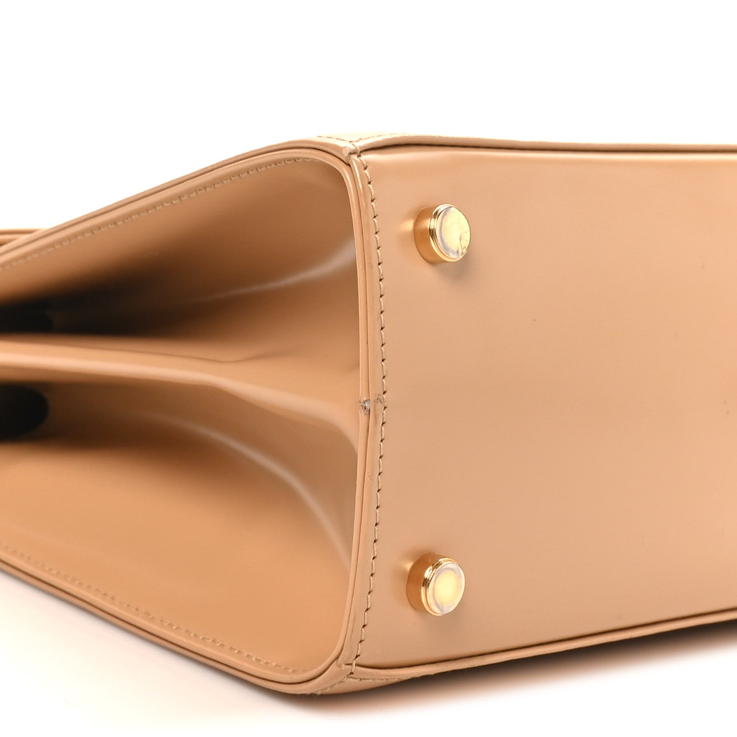 Salvatore Ferragamo Brushed Off Calfskin Small Iconic Top Handle