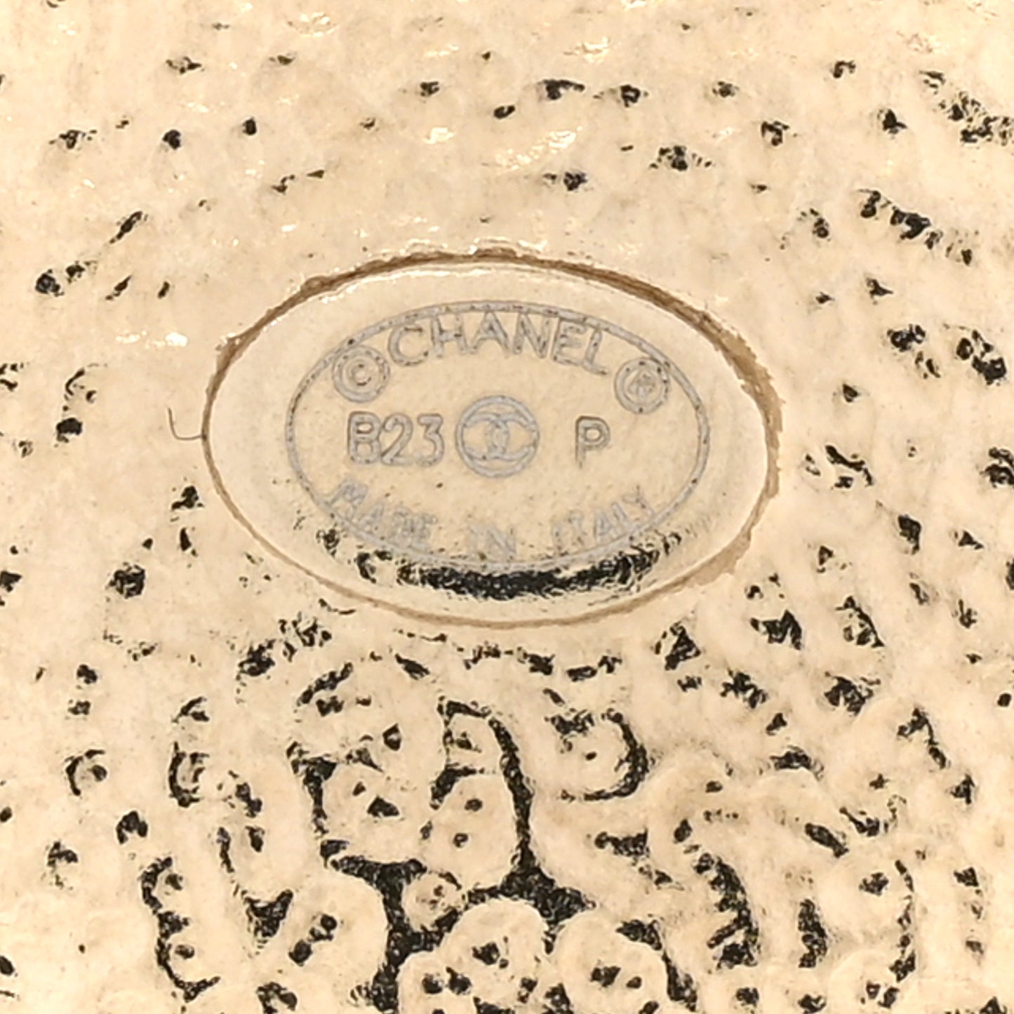 Crystal Enamel CC Brooch Gold Pink