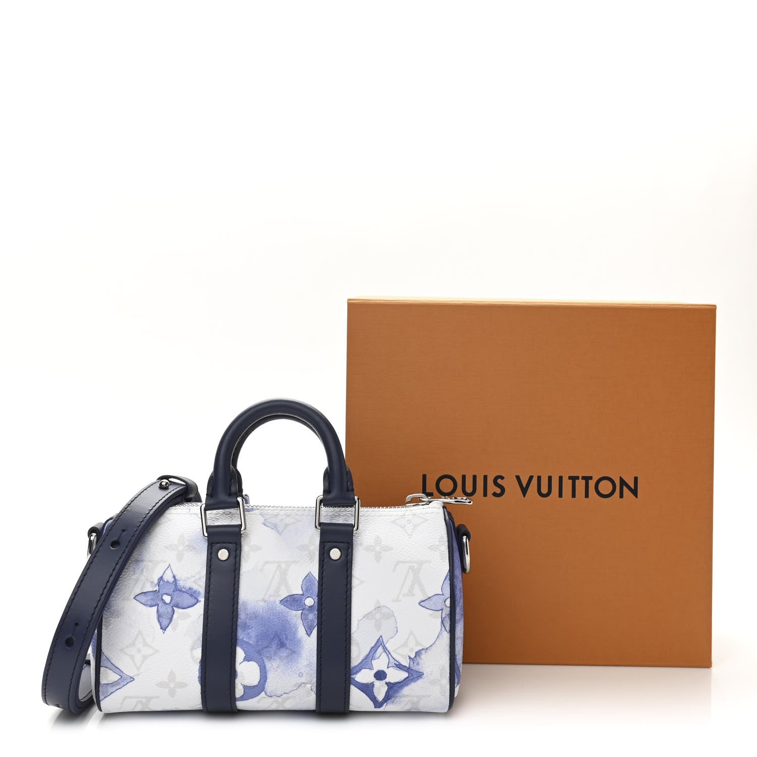 Louis Vuitton Monogram Watercolor Keepall XS Blue 11 of 11