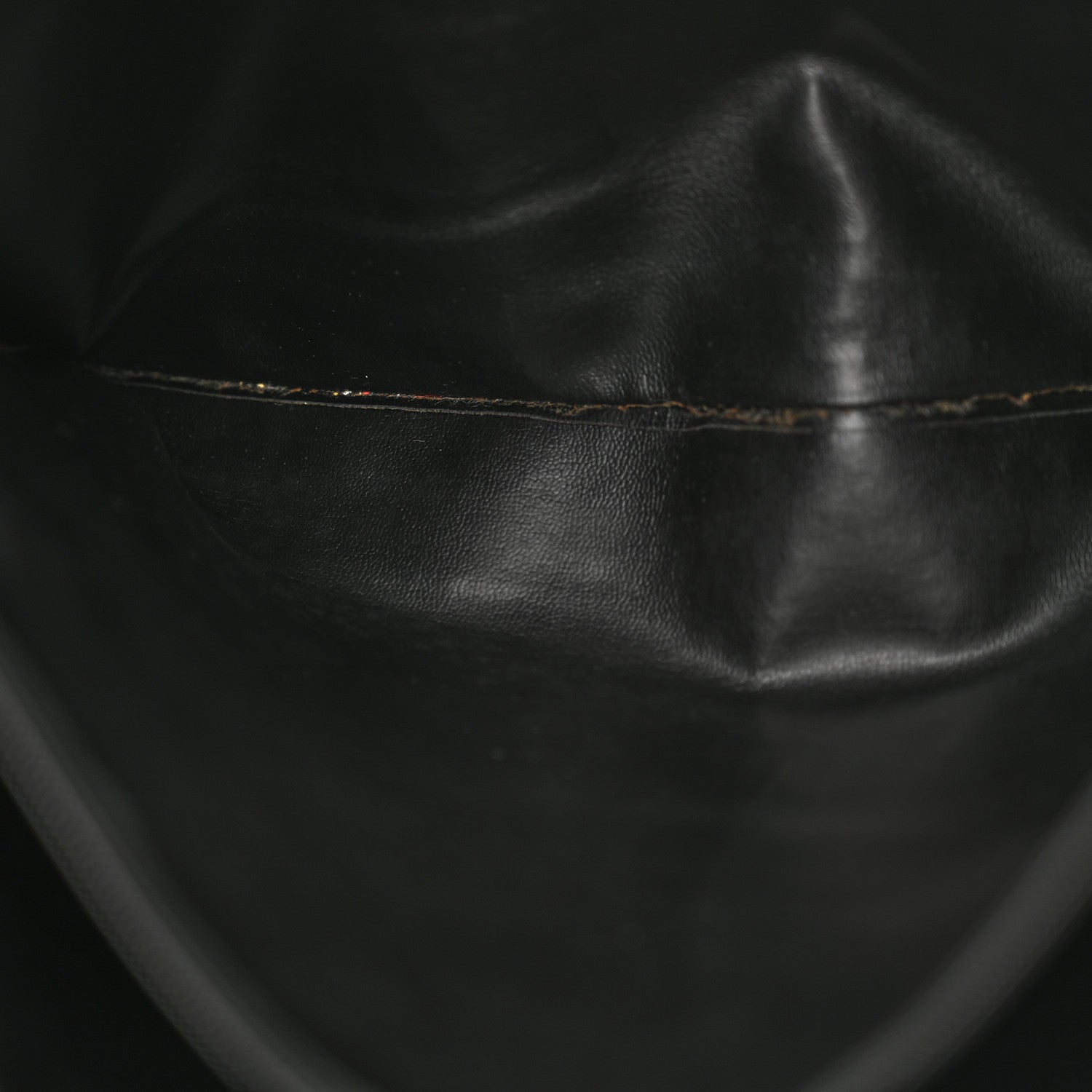 Chanel Lambskin Quilted Shopping Tote Black 15 of 18