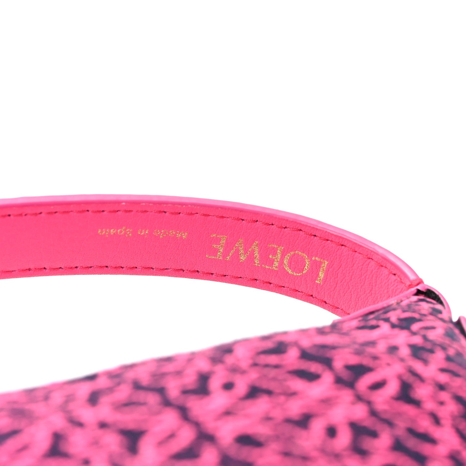 Loewe Jacquard Anagram Calfskin Small Cubi Bag Pink 8 of 8