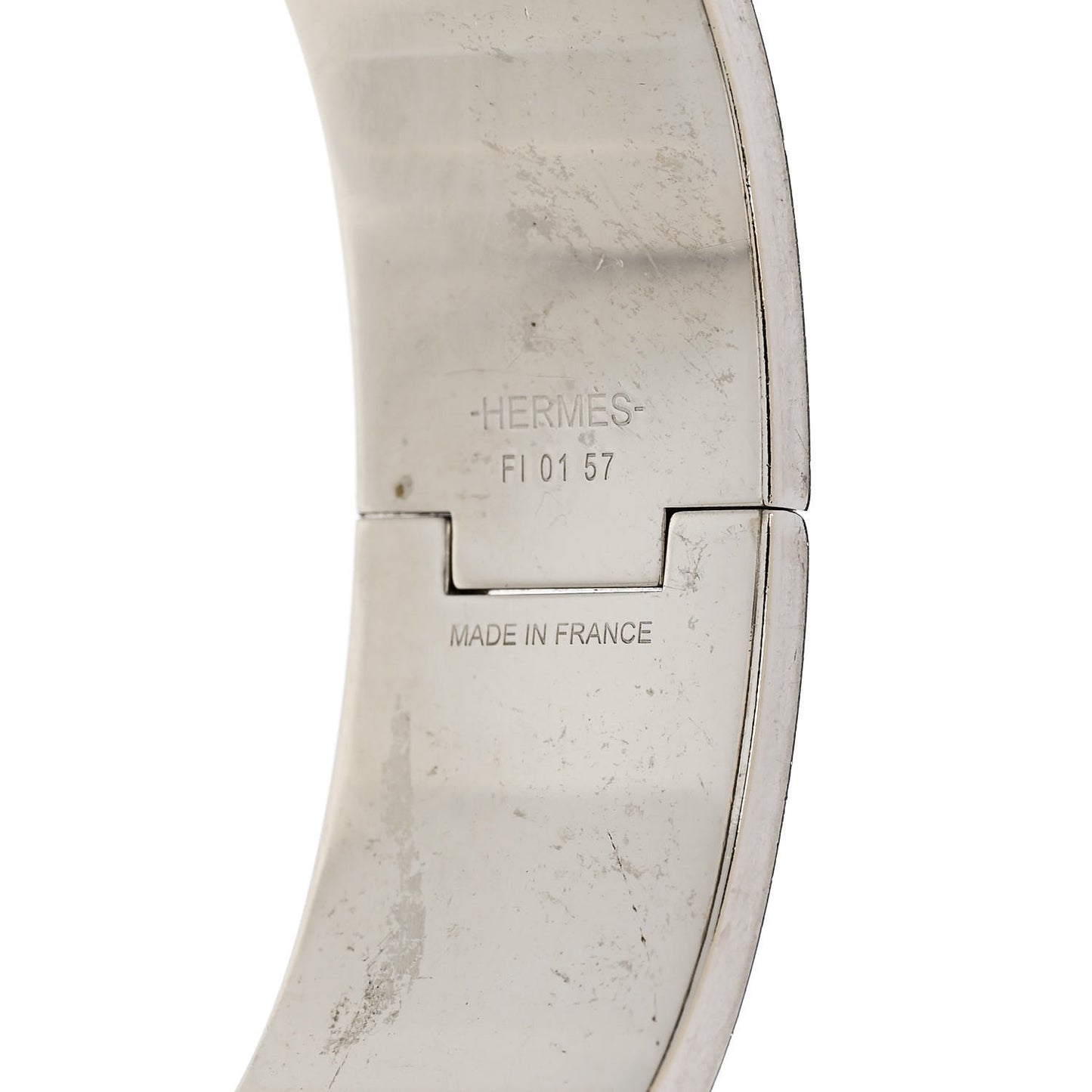 Enamel Wide Clic Clac H Bracelet GM Black