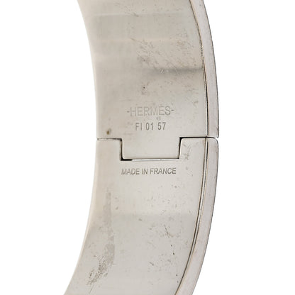 Hermes Enamel Wide Clic Clac H Bracelet GM Black 4 of 5