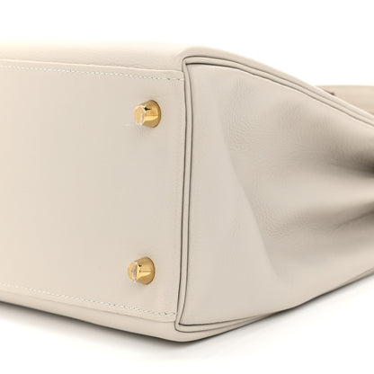 Hermes Evercolor Kelly Retourne 28 Gris Perle 10 of 12